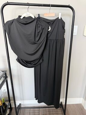 SHEIN Black Maxi Skirt